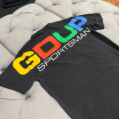 Geedup Sportsman T-Shirt 'Black Rainbow' (Second hand)