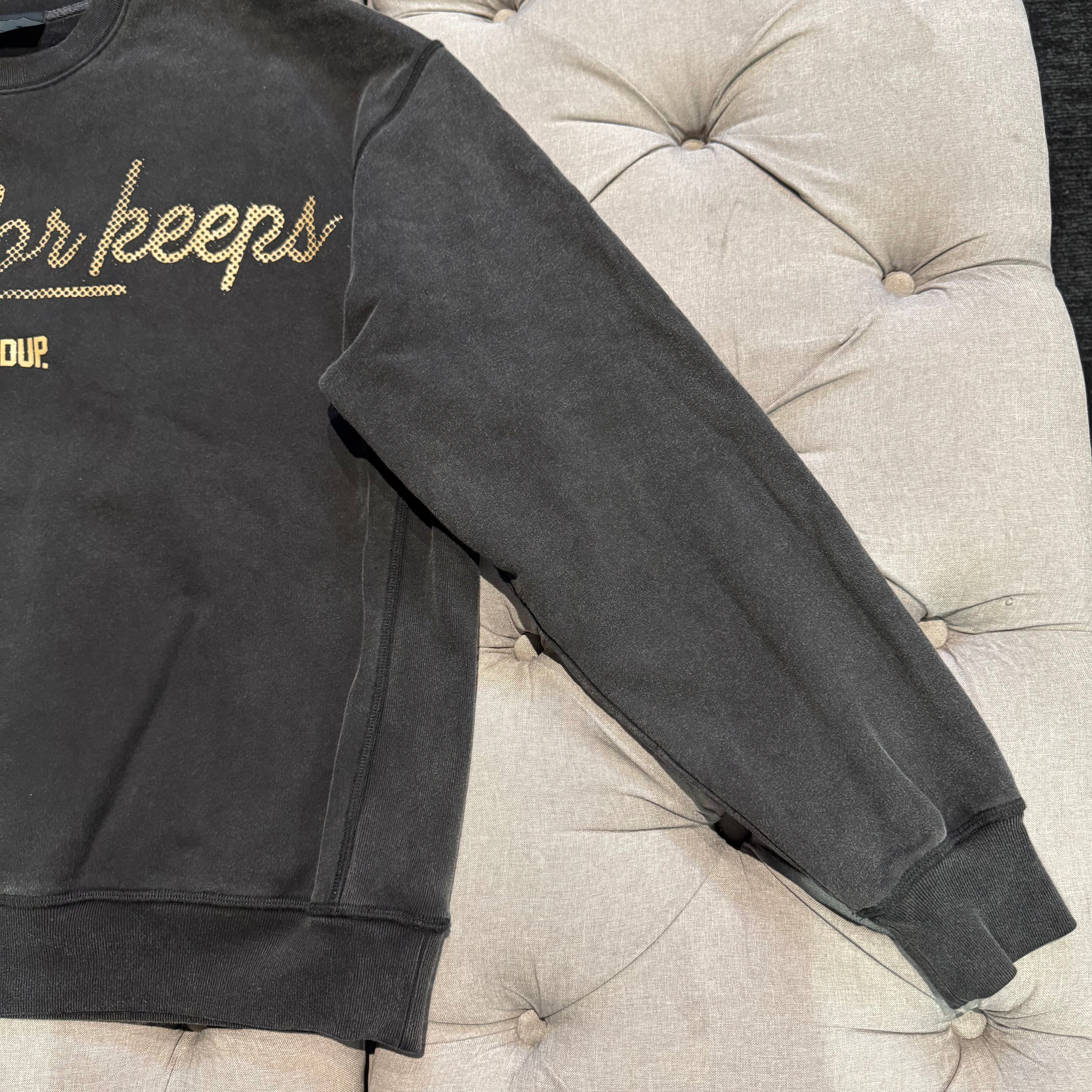 Geedup PFK Boxer Crewneck 'Washed Black' (Second hand)