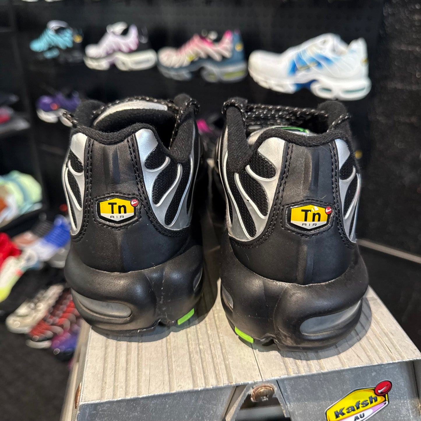 Nike Air Max Plus TN 'Black Silver Green Strike' (Second hand)