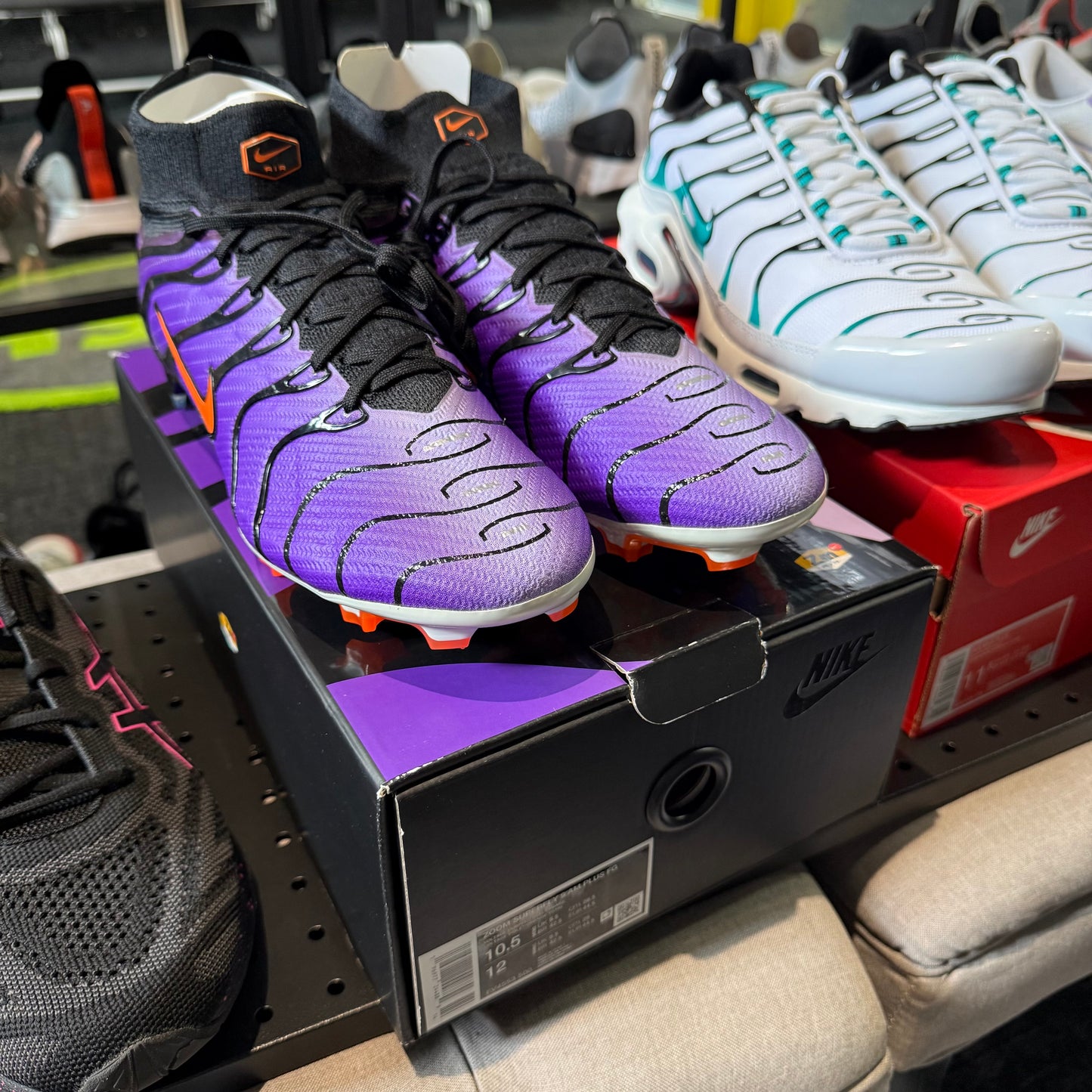 Nike Mercurial Superfly 9 FG Kylian Mbappé Air Max Plus 'Voltage Purple' (Brand New)