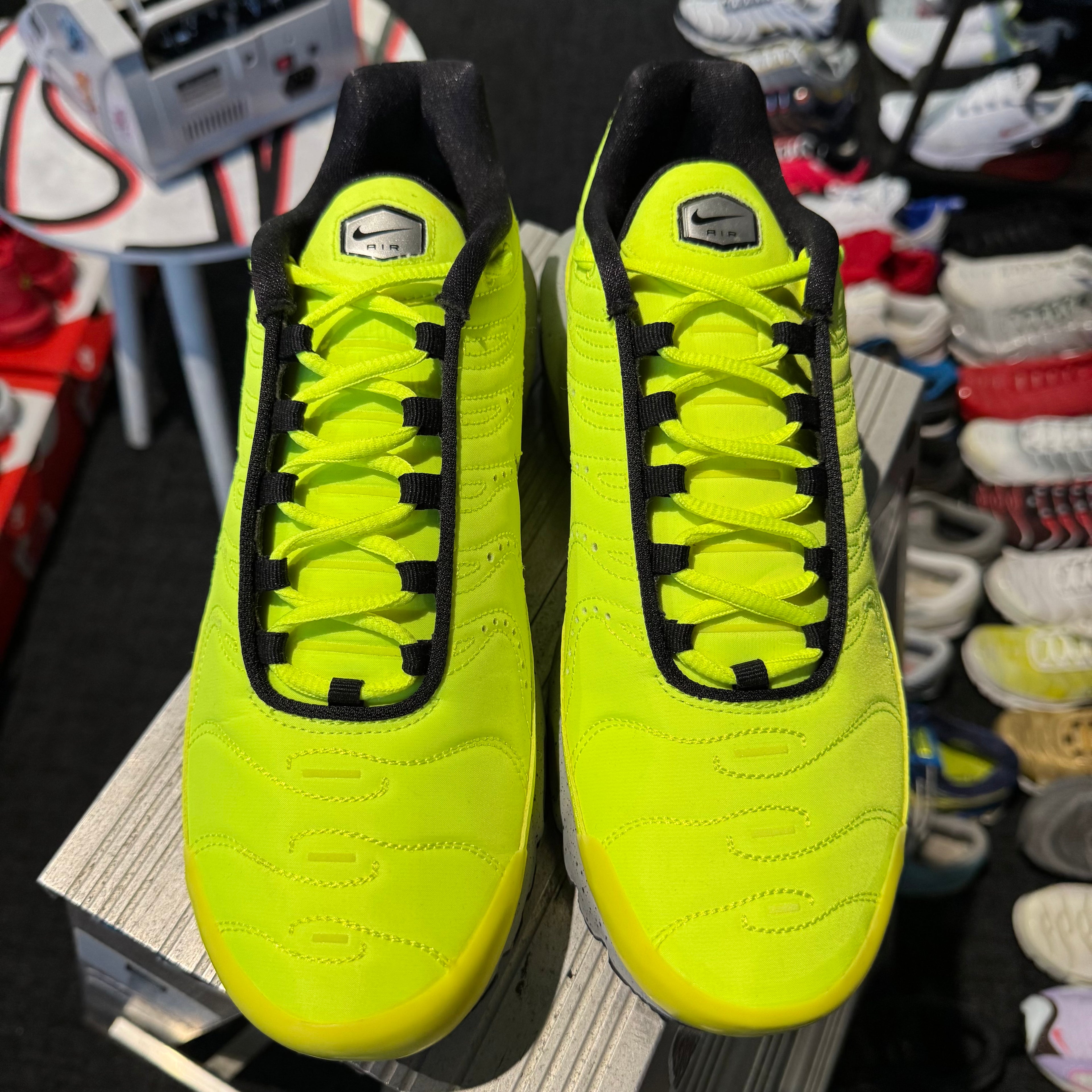 Nike Air Max Plus TN PRM 'Volt Silver Wolf Grey' (Brand New)