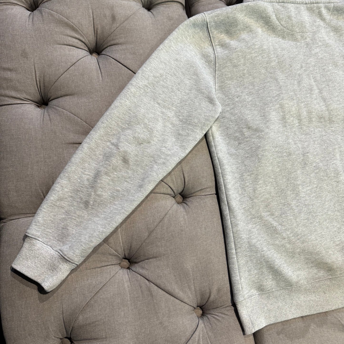 Geedup Team Logo Hoodie 'Grey Red' (Second hand)