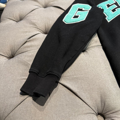 Geedup Team Logo Hoodie 'Black Teal' (Second hand)