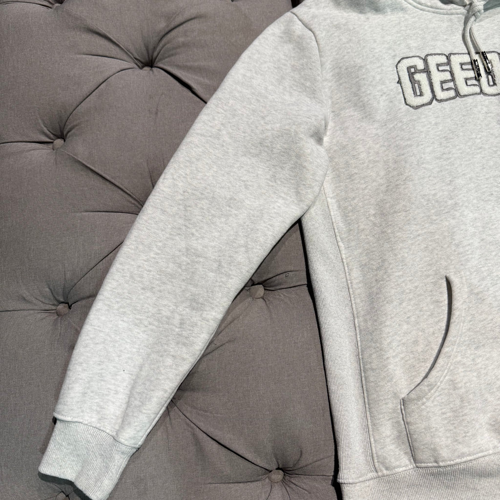 Geedup Play For Keeps Hoodie 'White Marle White' (Second hand)
