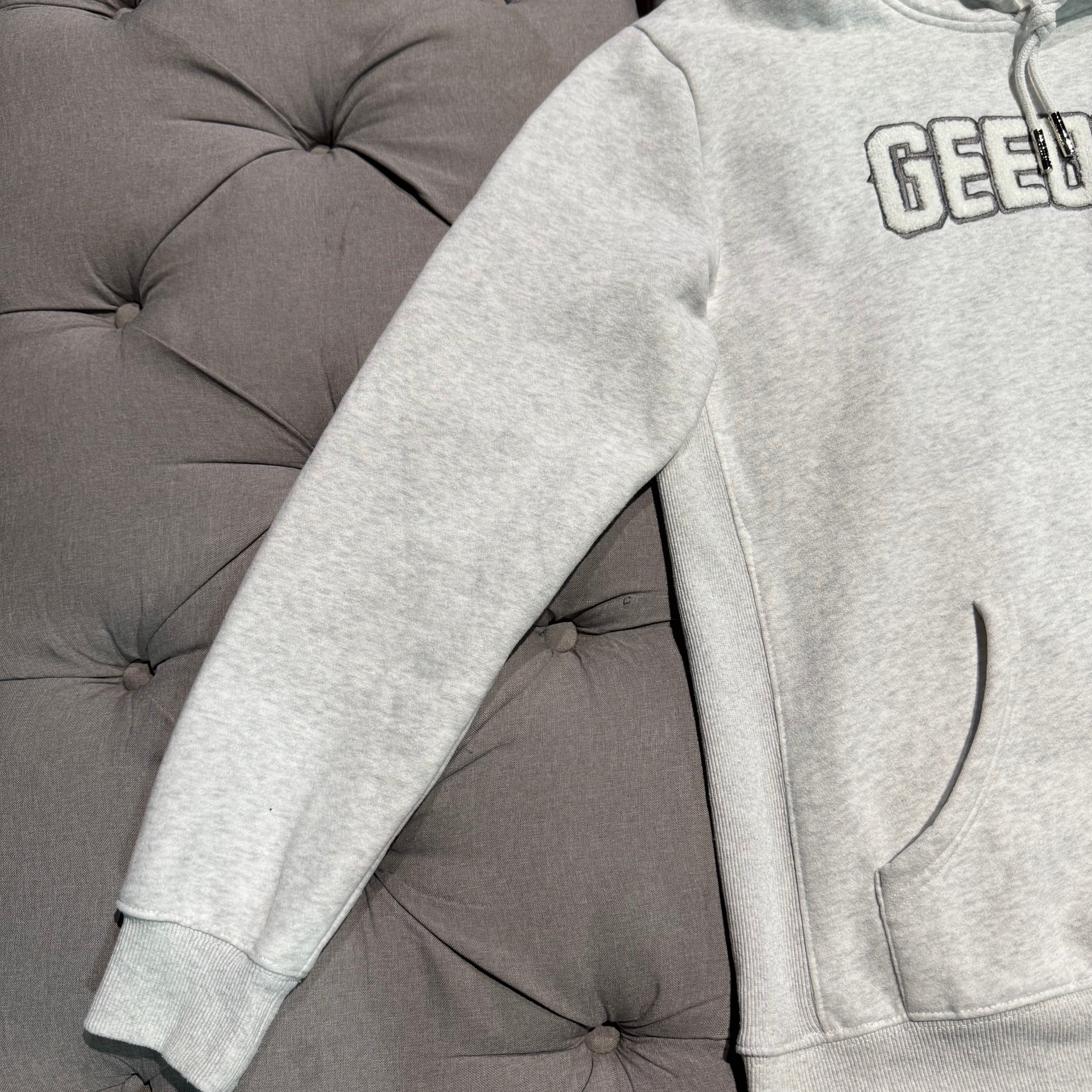 Geedup Play For Keeps Hoodie 'White Marle White' (Second hand)