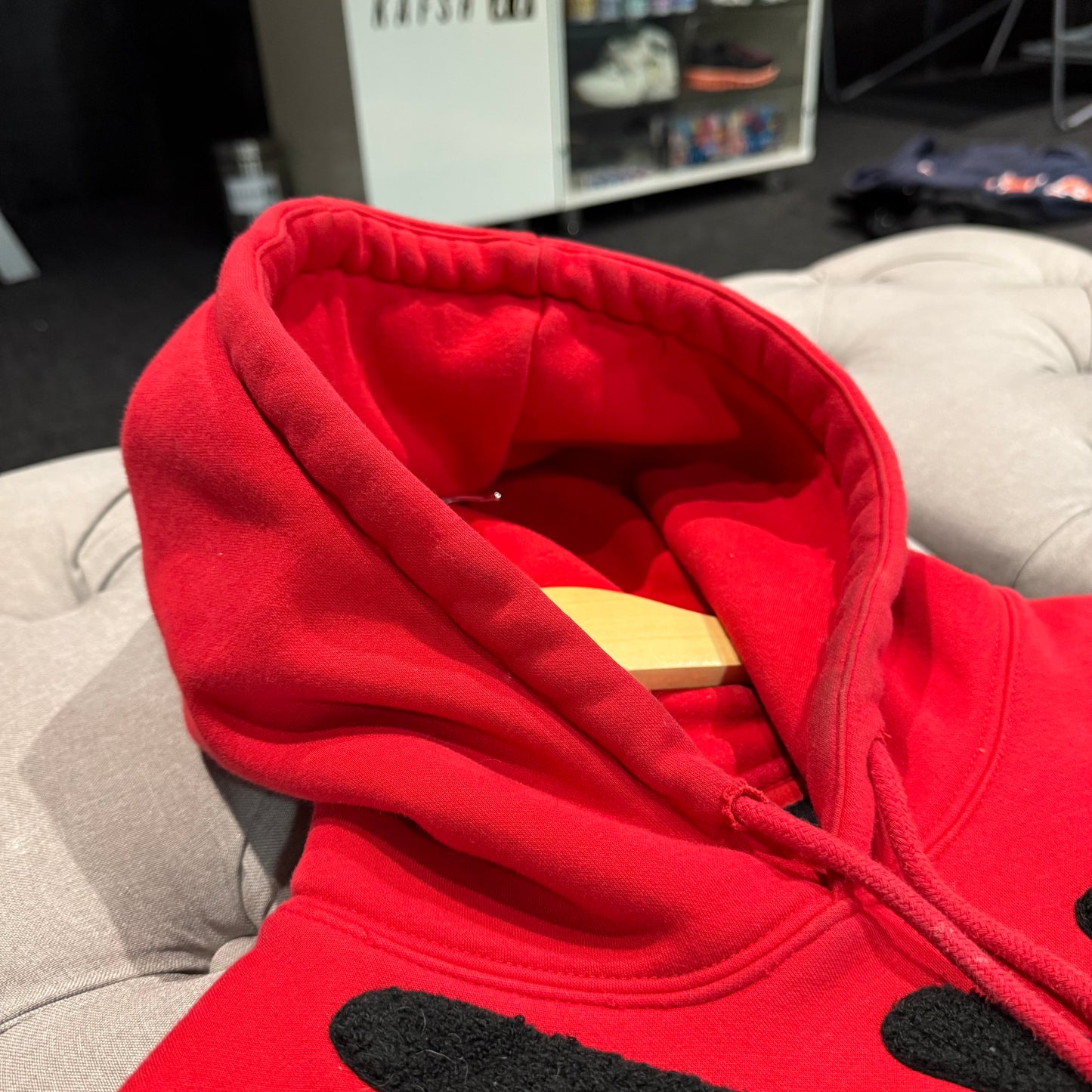 Geedup Handstyle Hoodie 'Red Black' (Second hand)