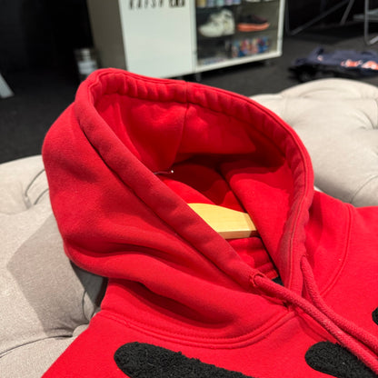 Geedup Handstyle Hoodie 'Red Black' (Second hand)