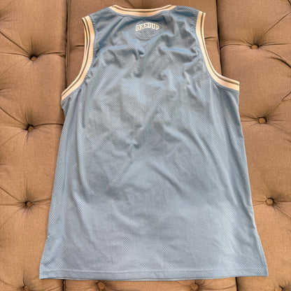 Geedup Basketball Mesh Jersey ‘Baby Blue Yellow’ (Second hand)