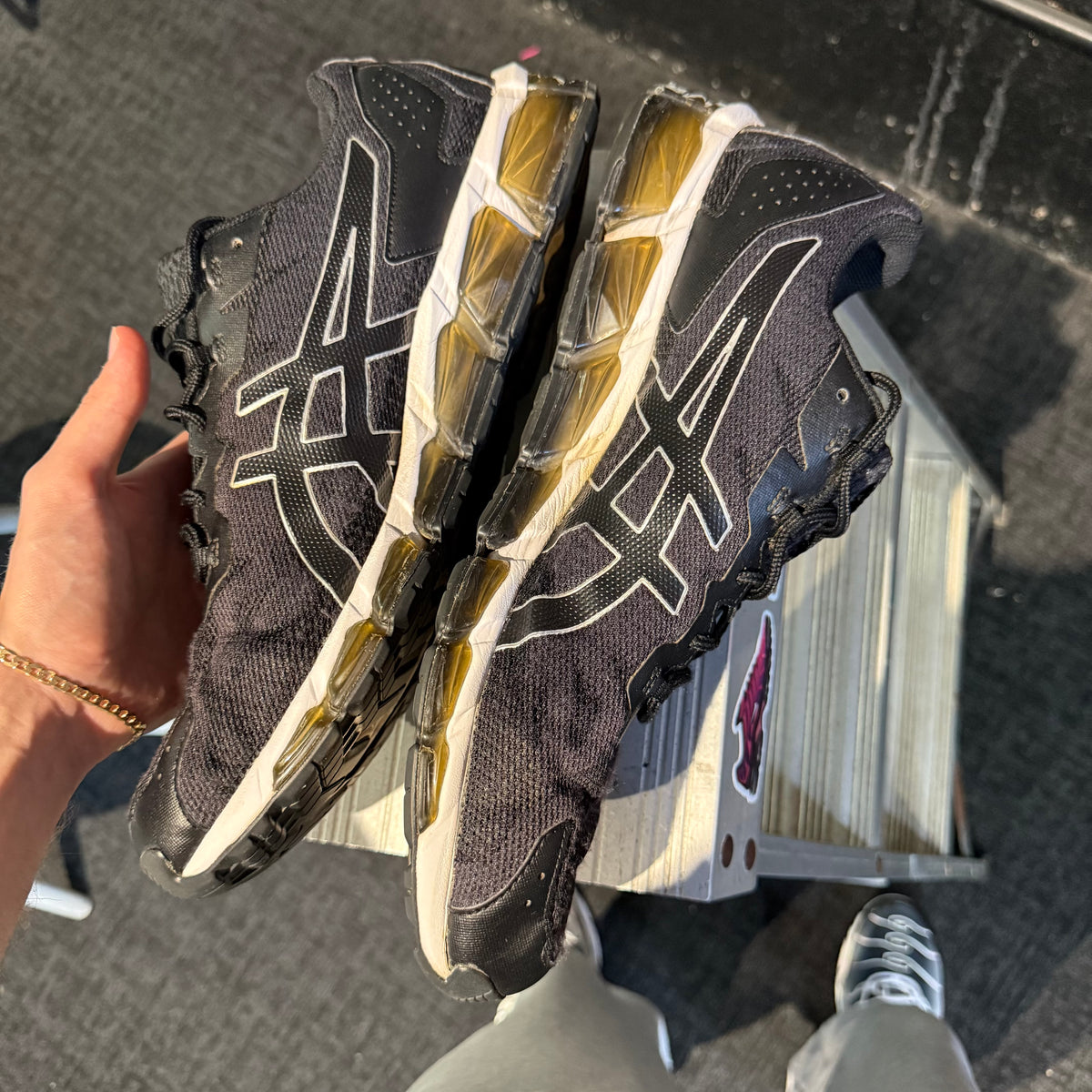 Asics Gel-Quantum 360 6 'Black Graphite Grey' (Second hand)