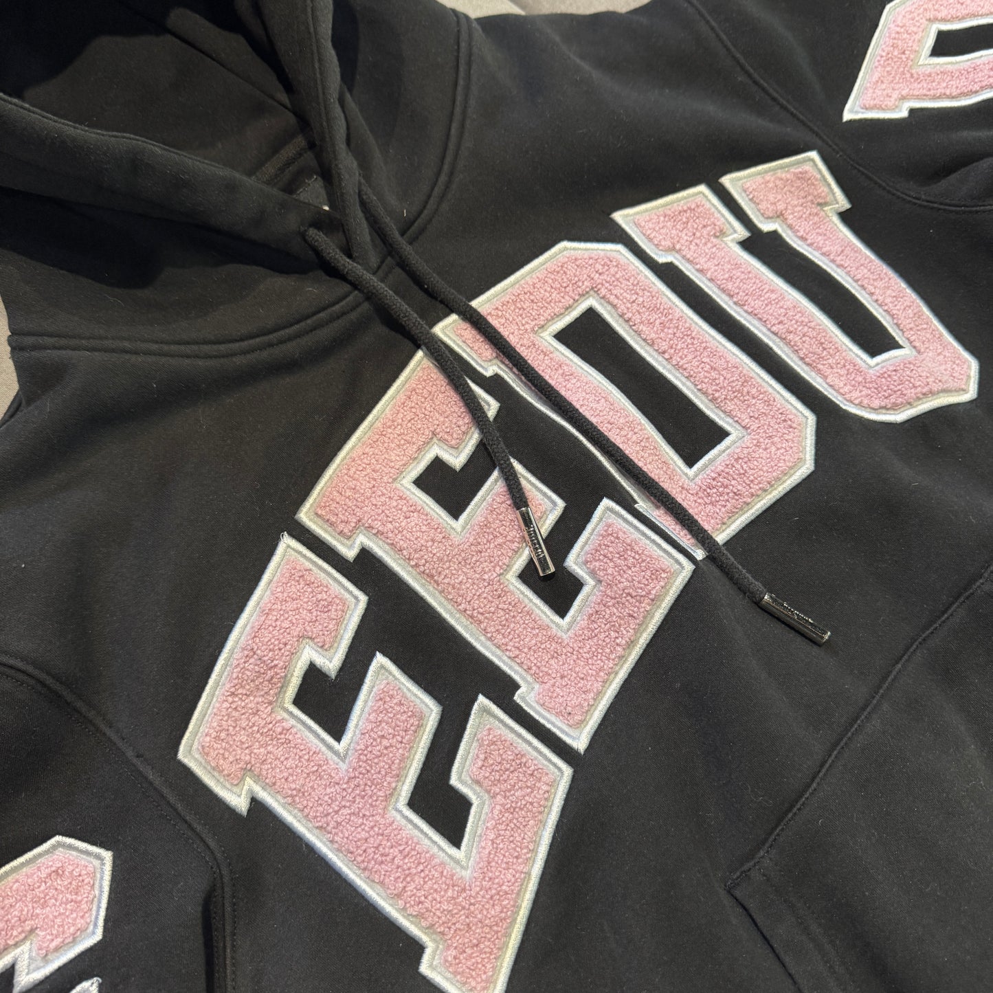 Geedup Team Logo Hoodie 'Black Pink' (Second hand)