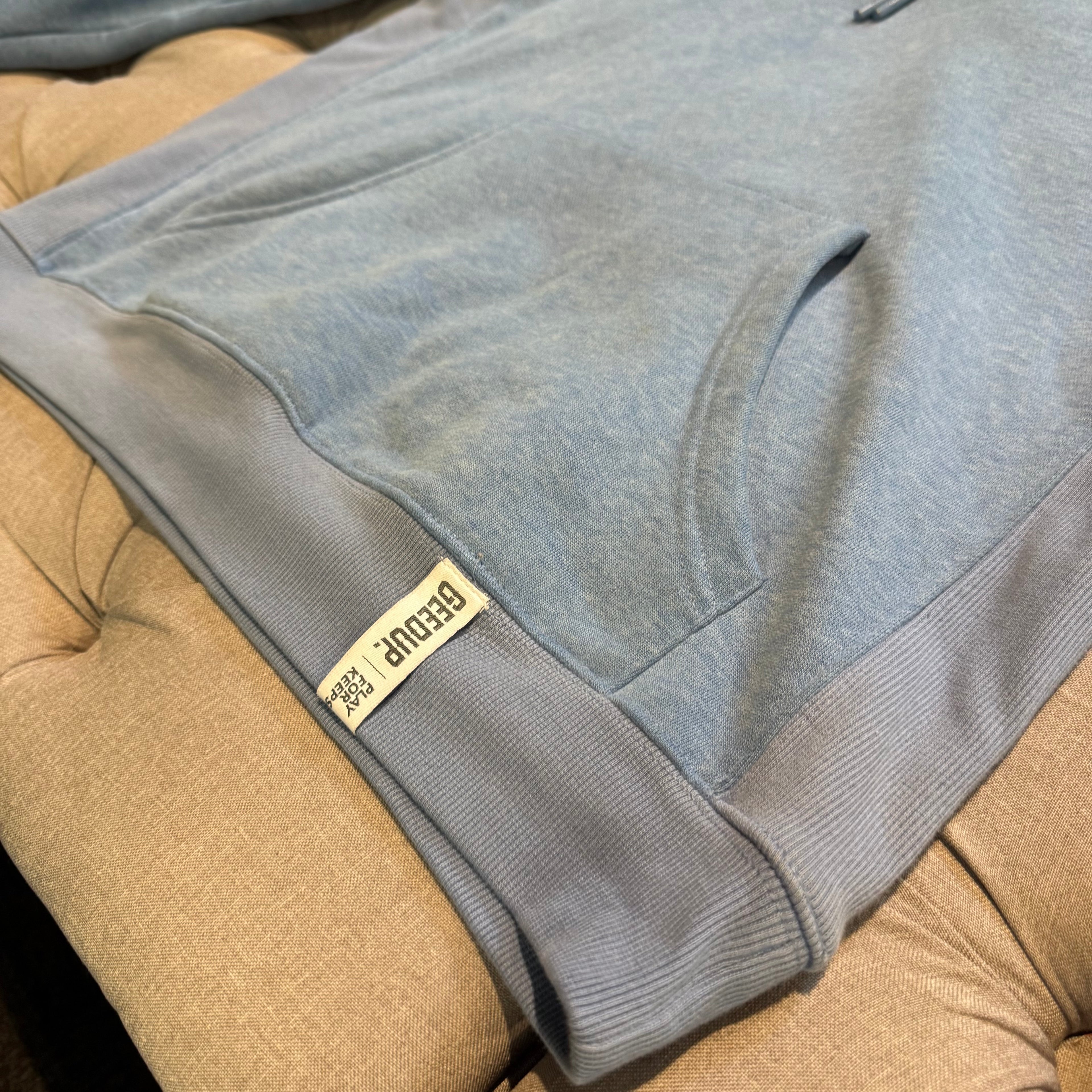 Geedup Play For Keeps Hoodie 'Ice Blue' (Second hand)