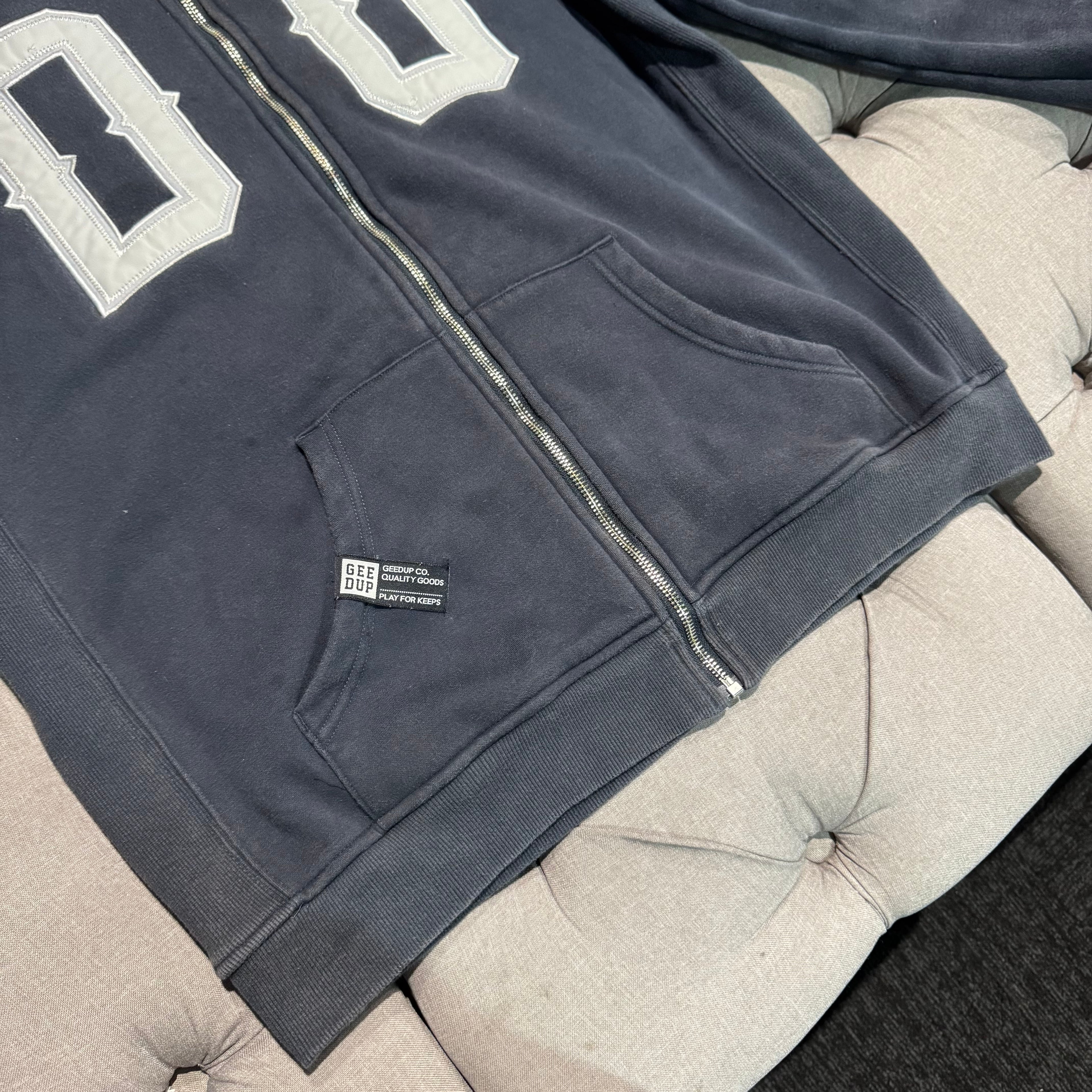 Geedup G.D.U.P. Zip Up Hoodie 'Navy' (Second hand)