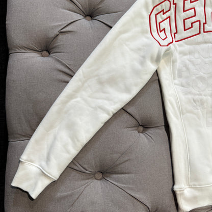 Geedup Team Logo Proud Hoodie 'White Red' (Second hand)