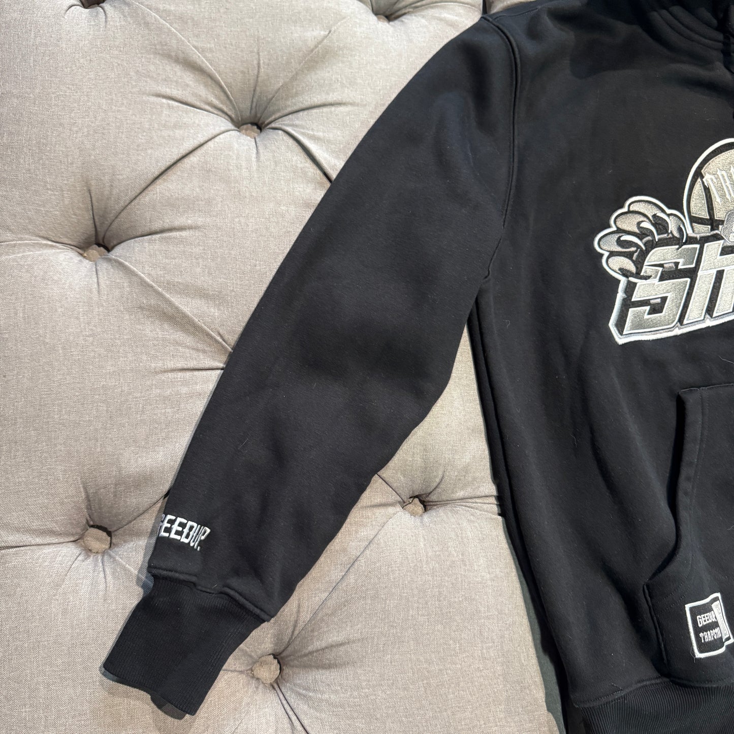 Geedup X Trapstar Sydney Shooters Hoodie 'Black' (Second hand)