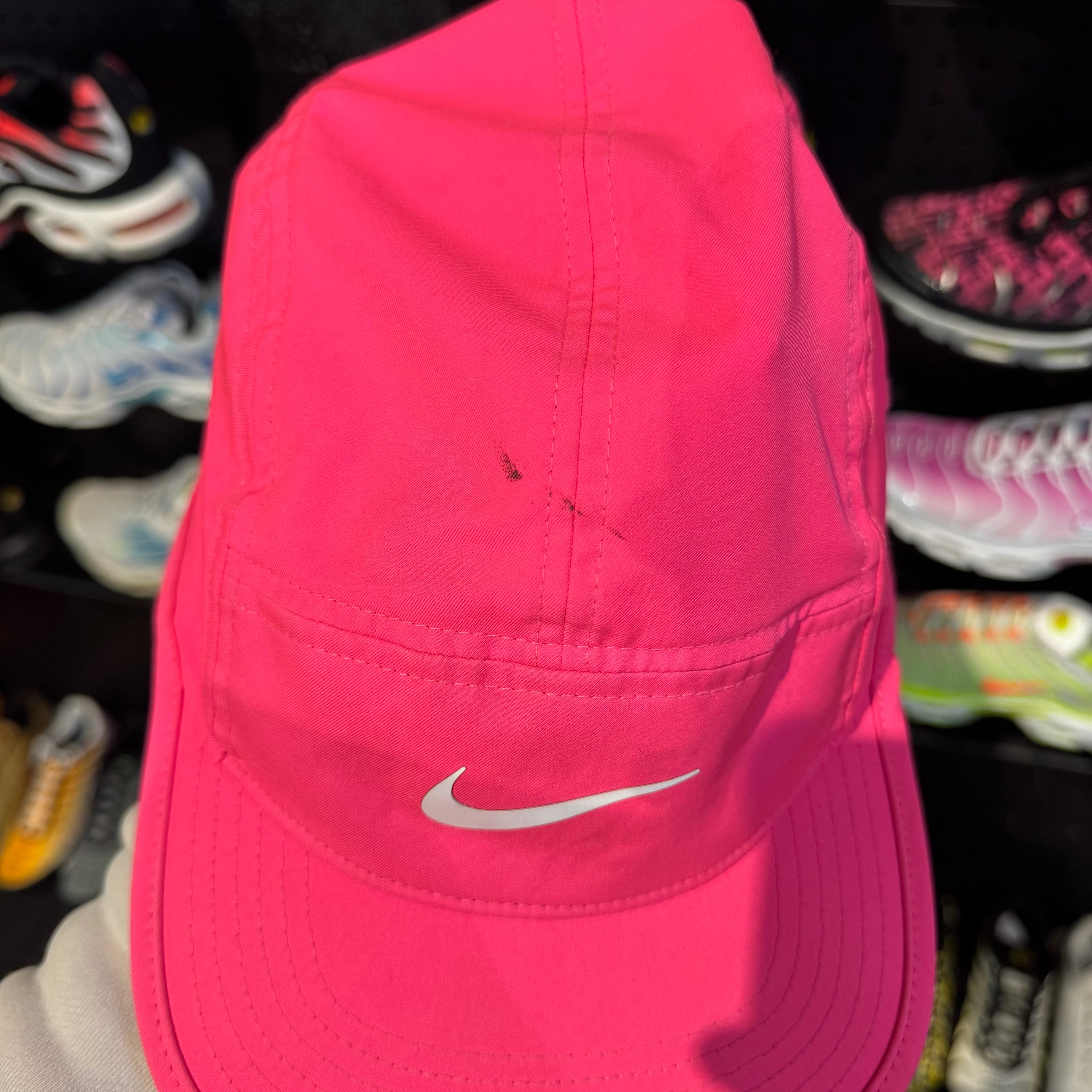 Nike Fly Dri-Fit Unstructured Swoosh Run Cap 'Hyper Pink' (Second Hand)