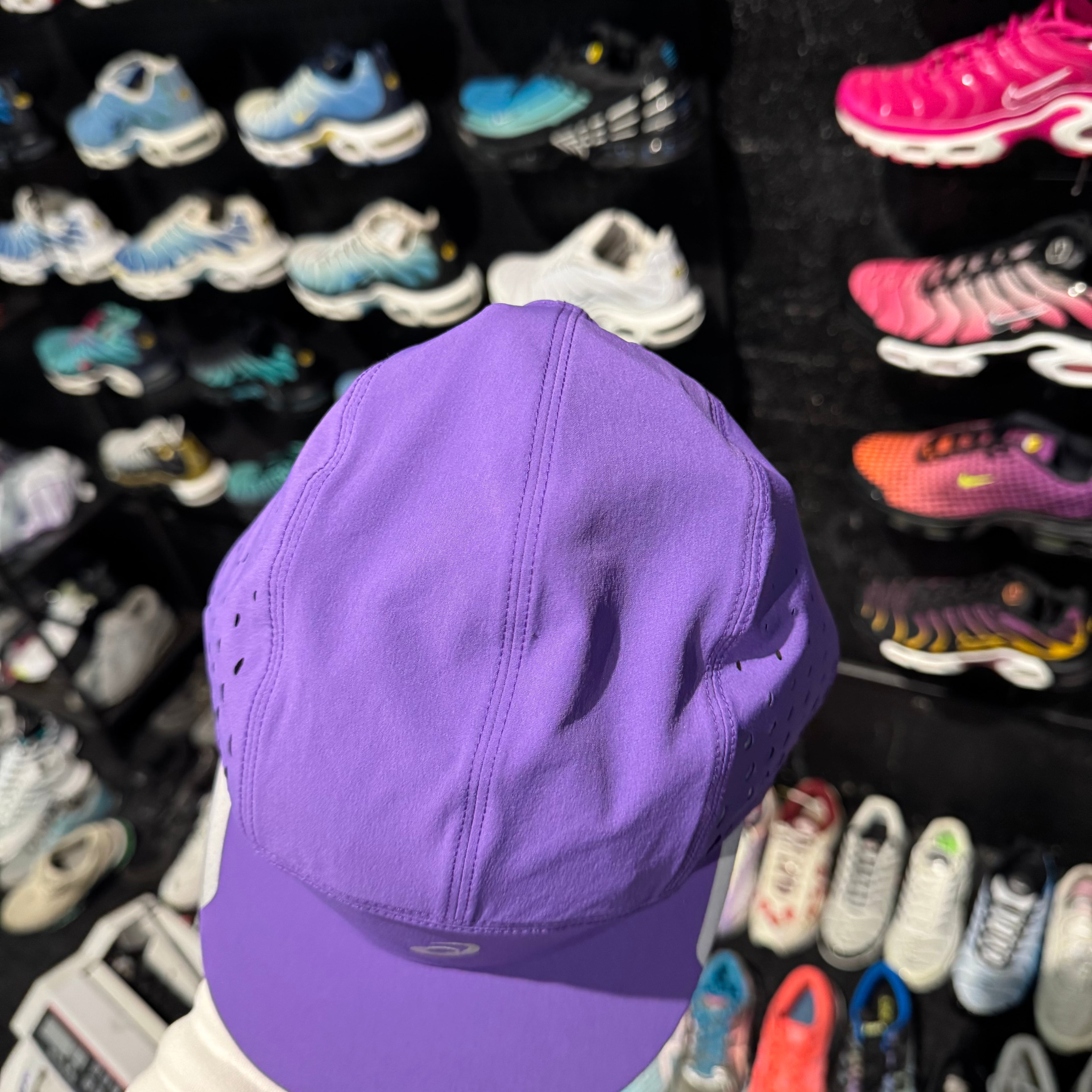 Asics Ultra Lightweight Reflective Running Cap 'Edo Purple' (Brand New)
