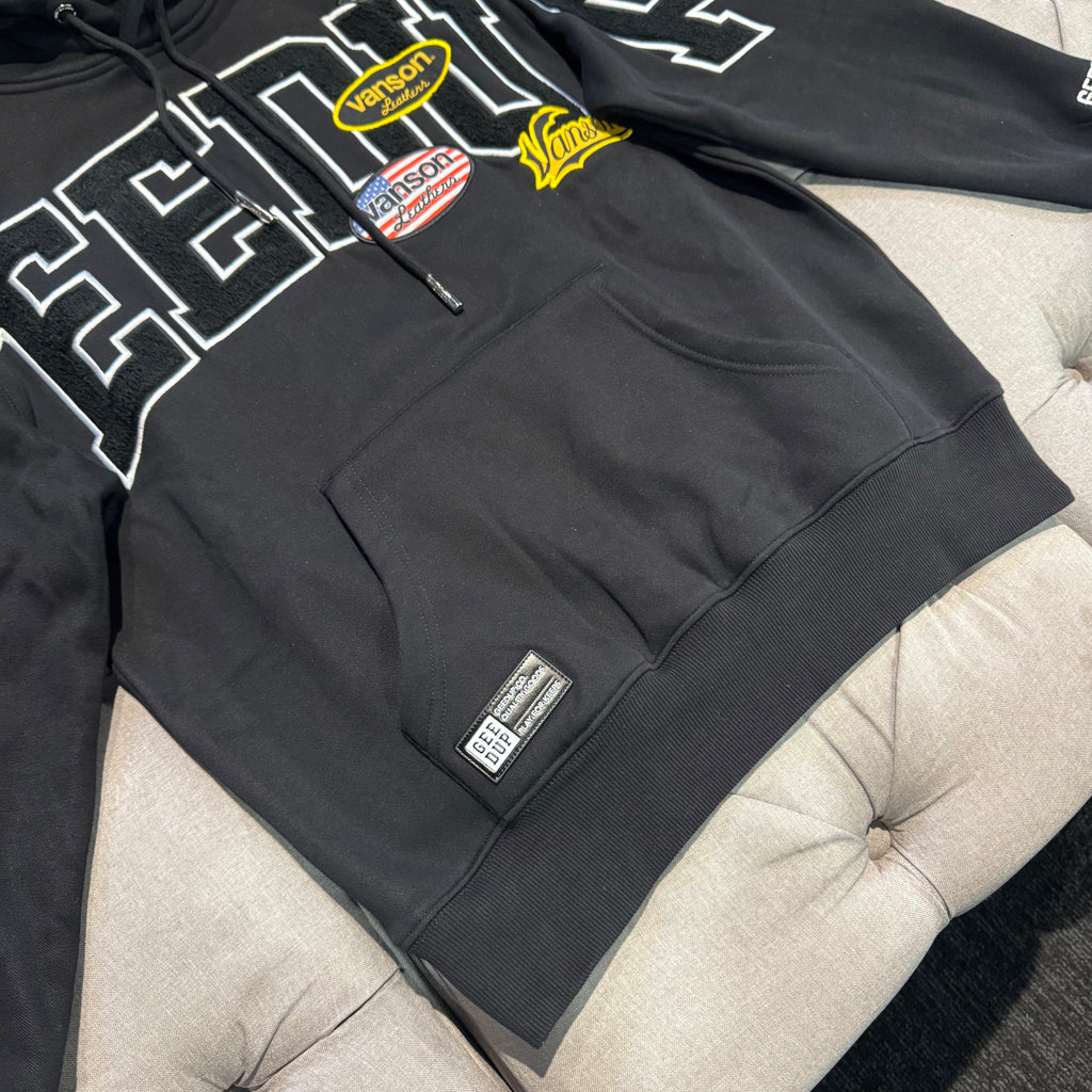 Geedup Team Logo X Vanson Hoodie 'Black' (Brand New)