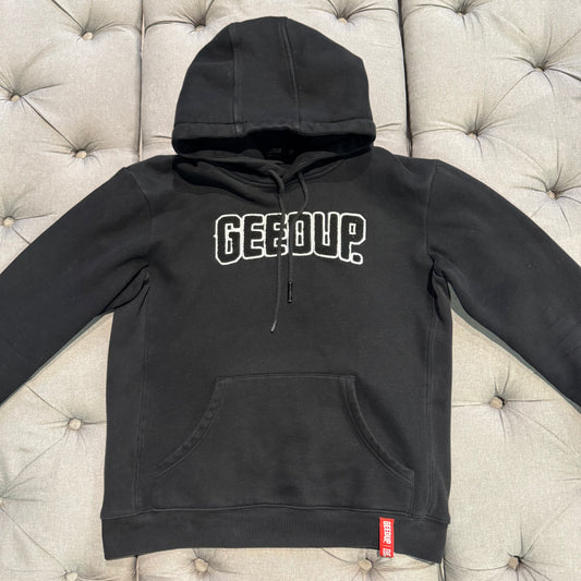 Geedup Play For Keeps Hoodie 'Black Black White' (Second hand)