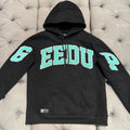 Geedup Team Logo Hoodie 'Black Teal' (Second hand)