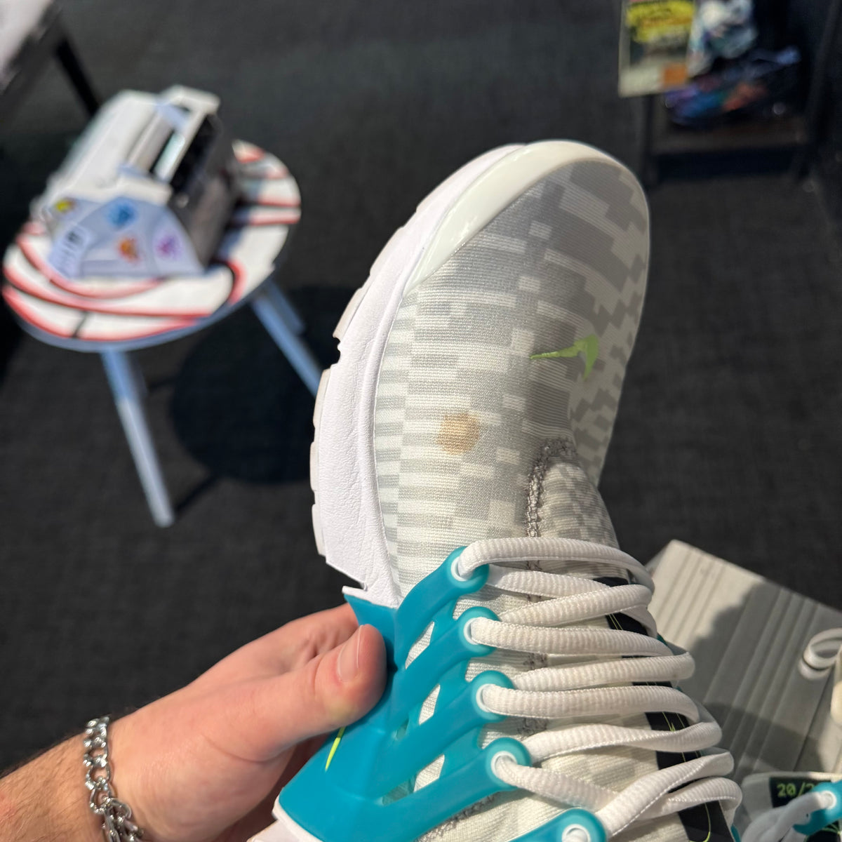 Nike Air Presto 'White Lime Glow Aquamarine' (Second hand)