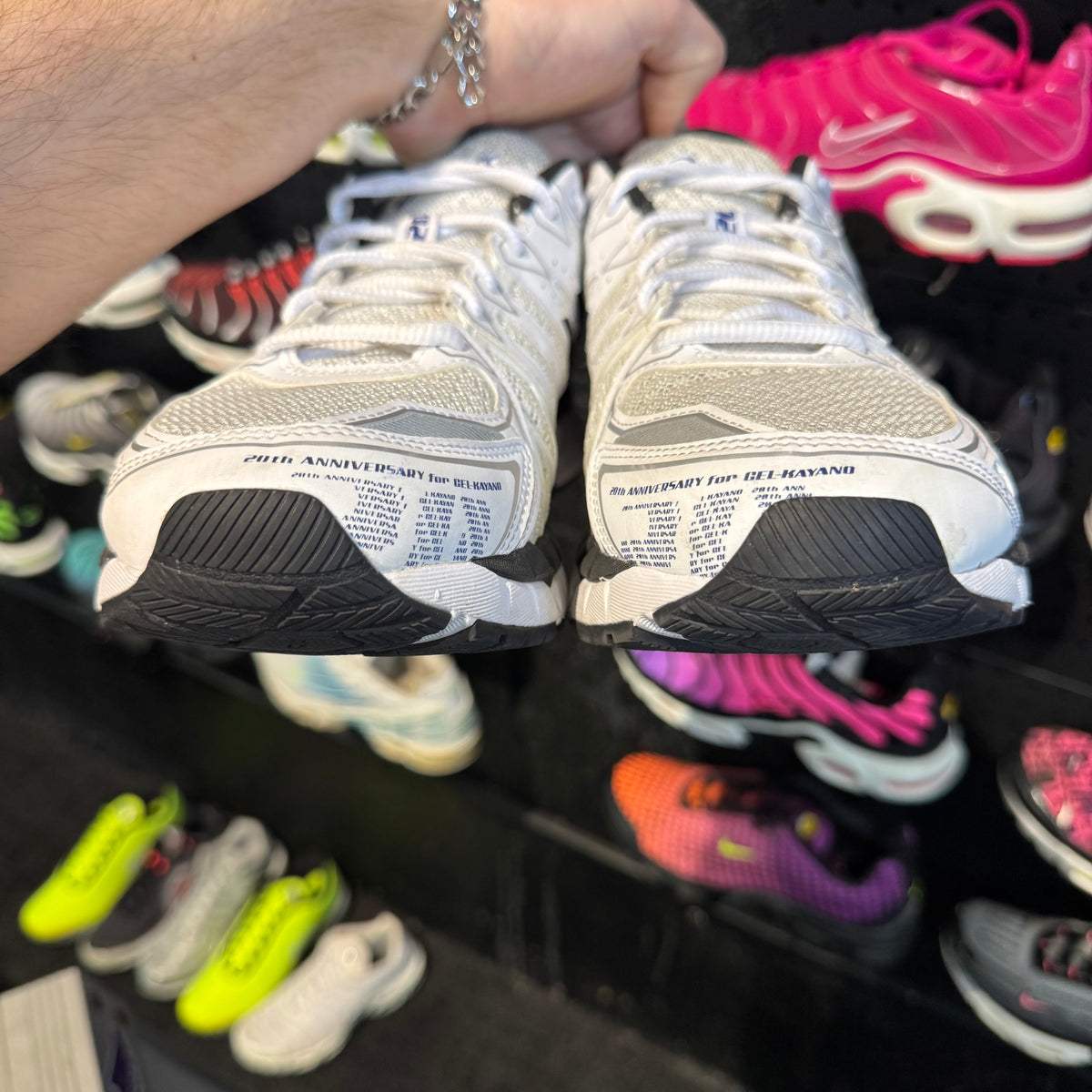 Asics Gel-Kayano 20 'White Black Lightning' (Second hand)
