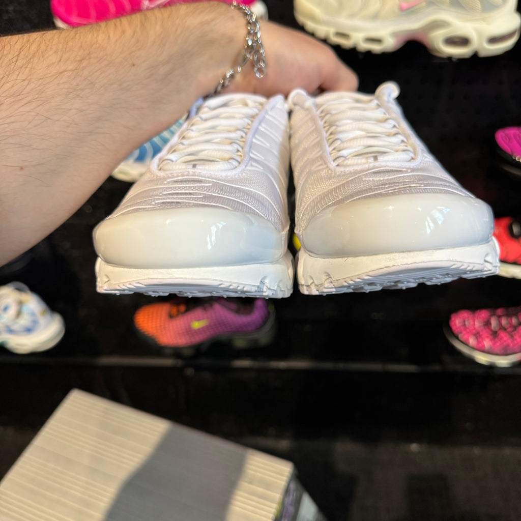 Nike Air Max Plus TN 'Triple White' (Brand New)