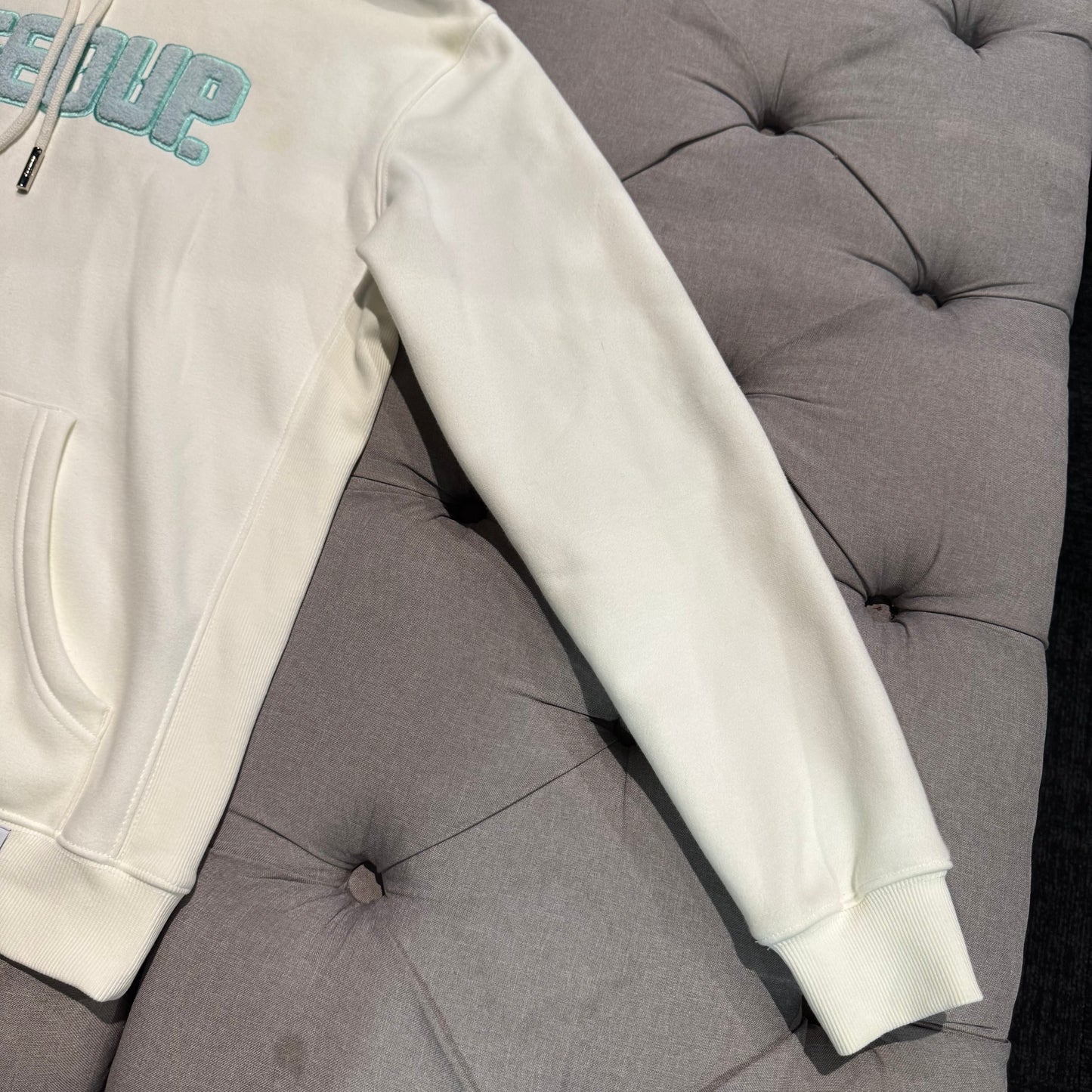 Geedup Play For Keeps Hoodie 'Bone White Teal' (Second hand)