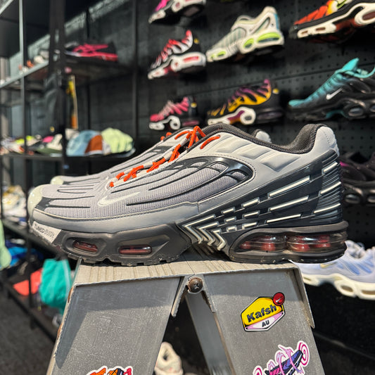 Nike Air Max Plus 'TN3' Light Smoke Grey Orange (Second hand)