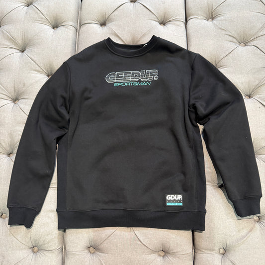 Geedup Sportsman Crewneck 'Black Teal' (Brand New)