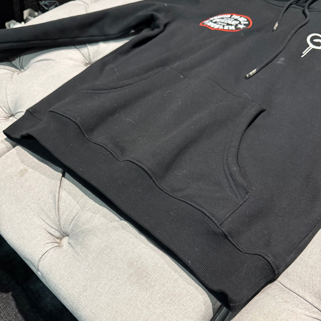 Geedup Proud To Be A Problem Hoodie 'Black White Red' (Second hand)
