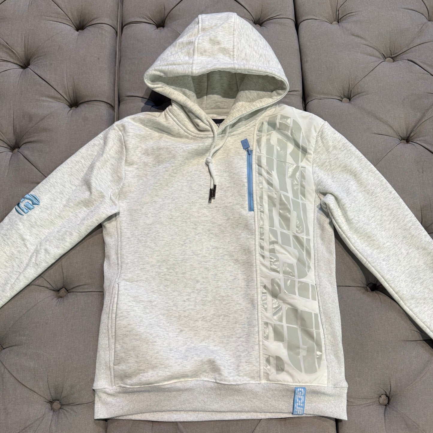 Geedup Sportsman RSP Hoodie 'White Marle Blue' (Second hand)