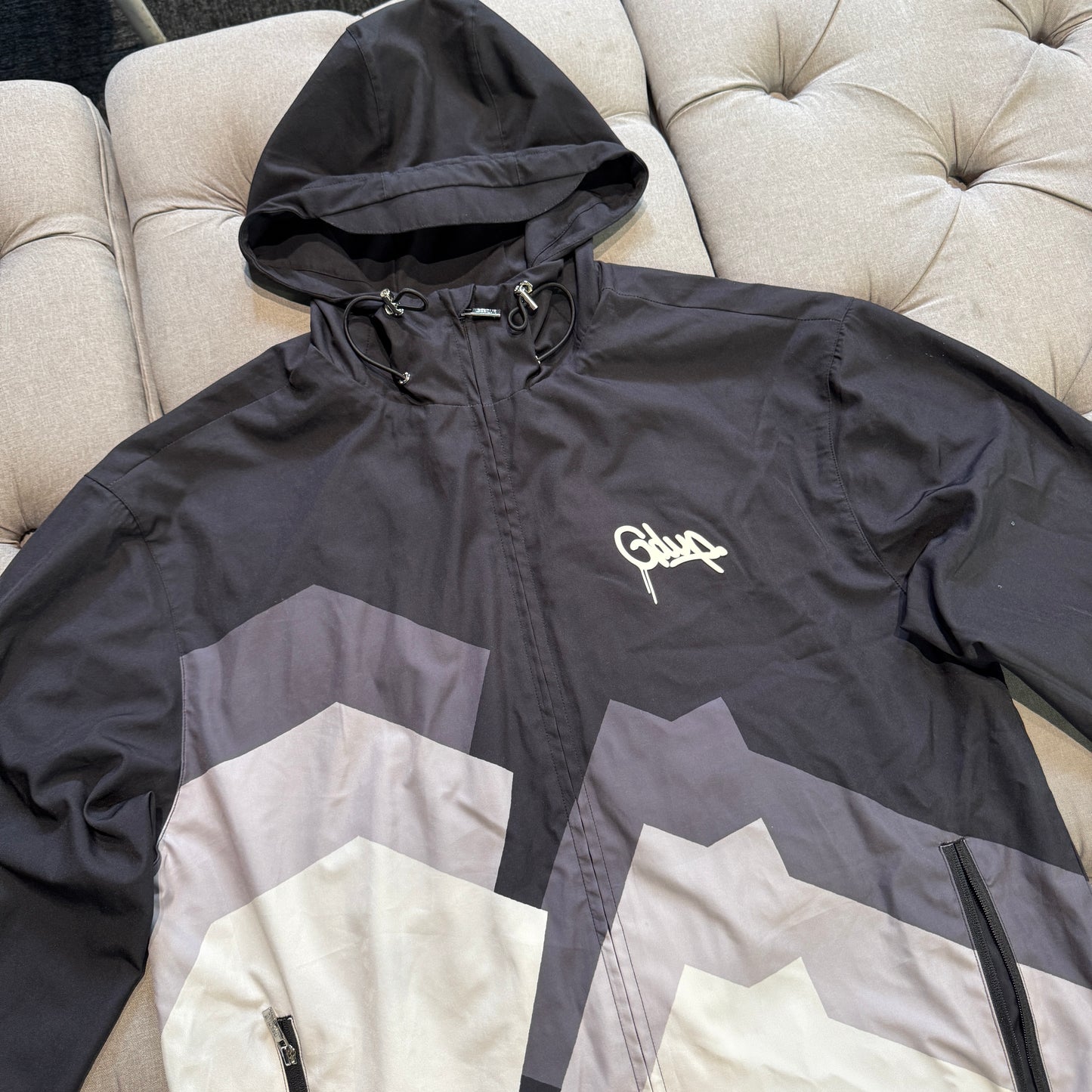 Geedup Handstyle Zipup Jacket 'Grey White' (Second hand)