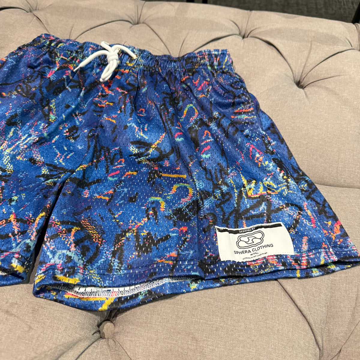 Sphera Mesh Shorts 'Bus Print' (Brand New)