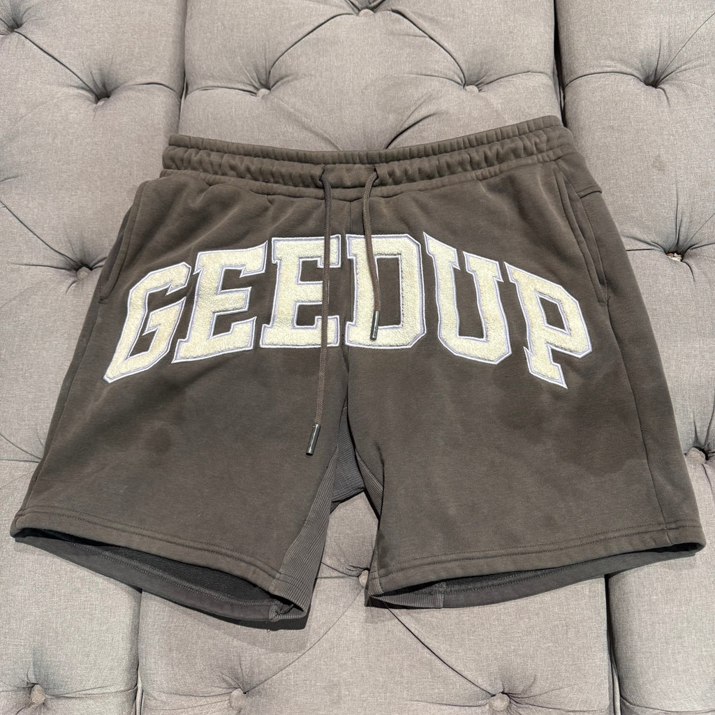 Geedup Team Logo Shorts 'Asphalt Grey' (Second hand)