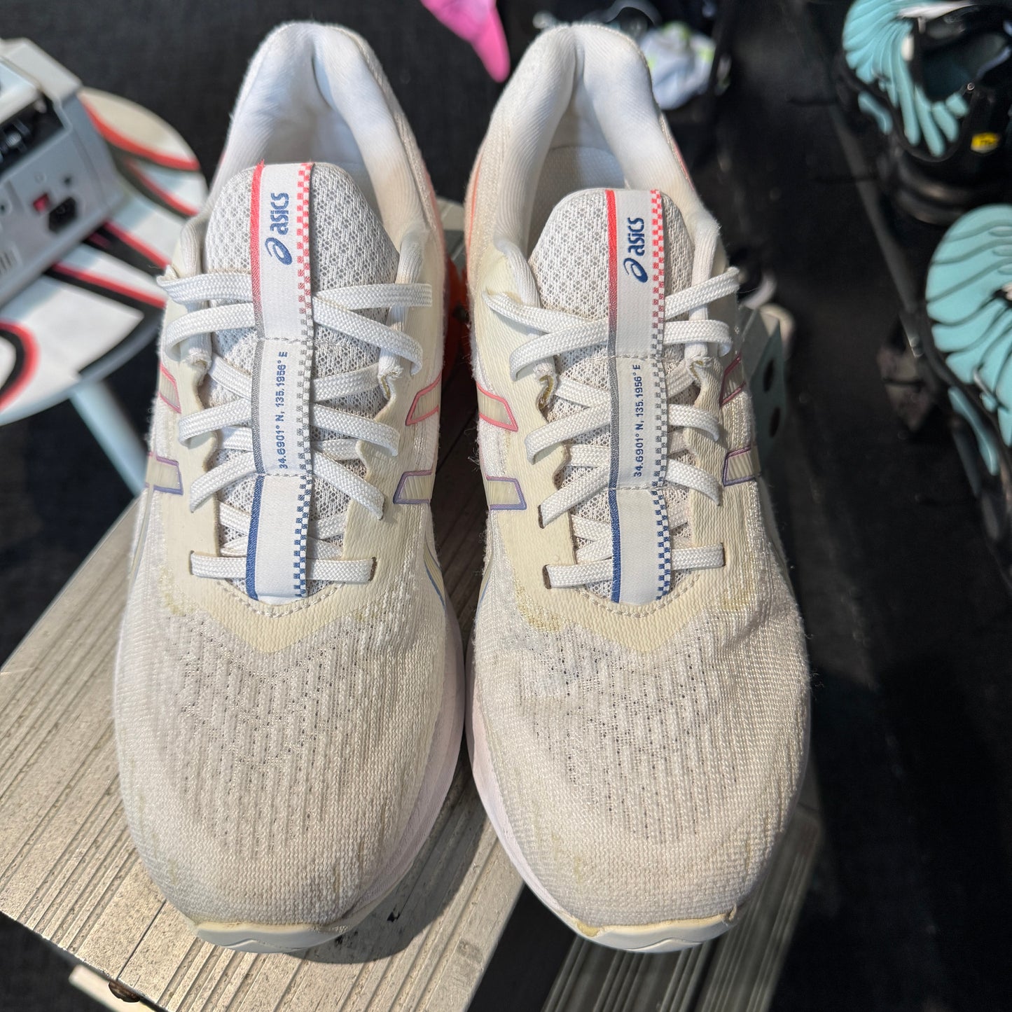 Asics Gel-Quantum 180 7 'White Blazing Coral' (Second hand)