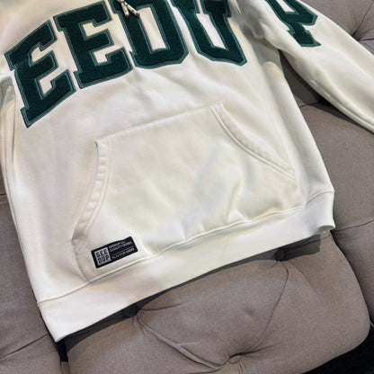 Geedup Team Logo Hoodie 'White Green' (Second hand)