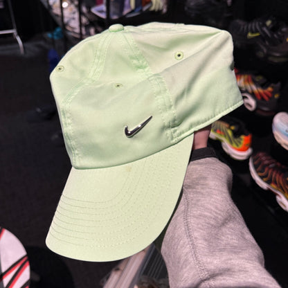 Nike Unstructured Dri-Fit Club Metal Swoosh Strapback Cap 'Pastel Green' (Second Hand)