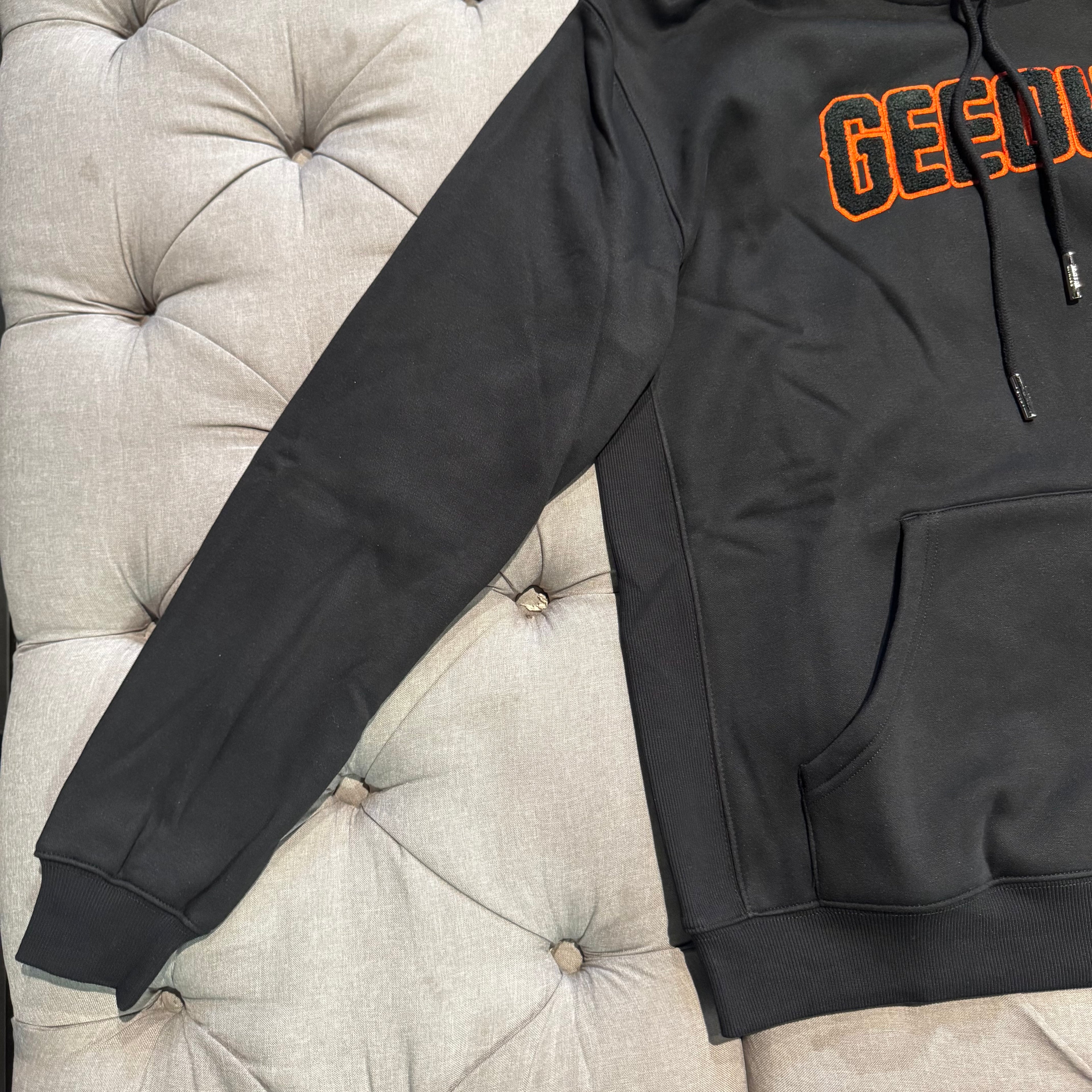 Geedup Play For Keeps Hoodie 'Black Orange Black' (Brand New)