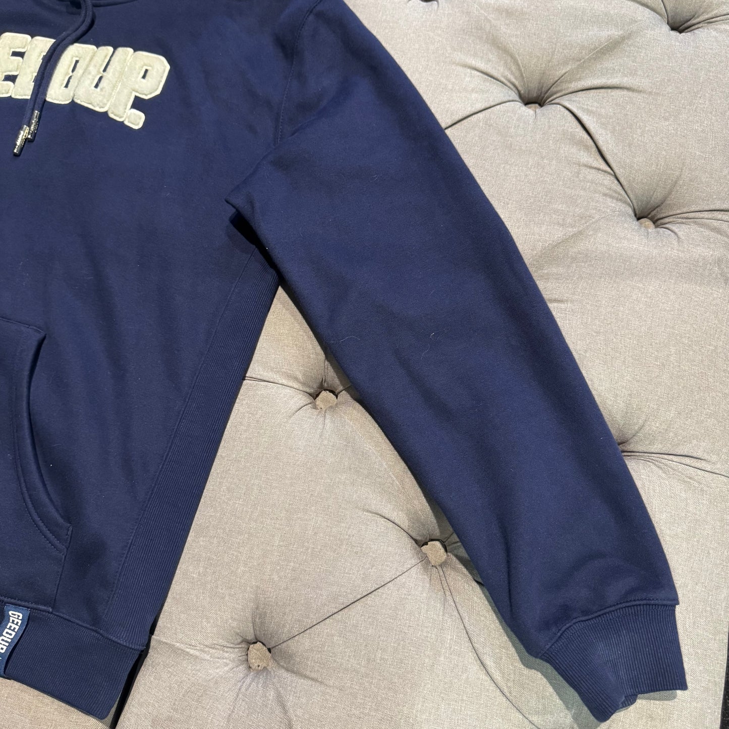Geedup Play For Keeps Hoodie 'Navy White' (Second hand)