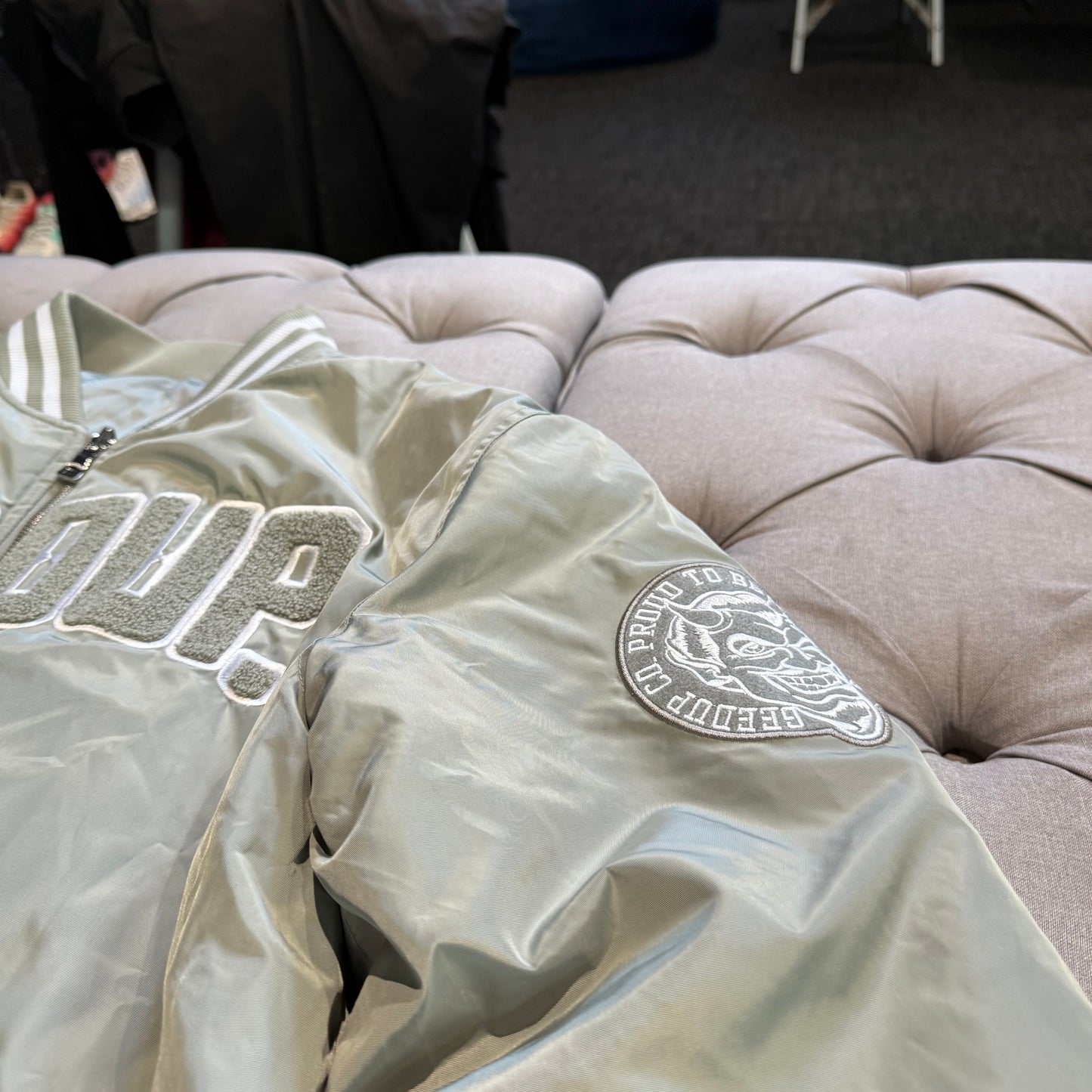 Geedup Los Angeles Bomber Jacket 'Khaki' (Second hand)