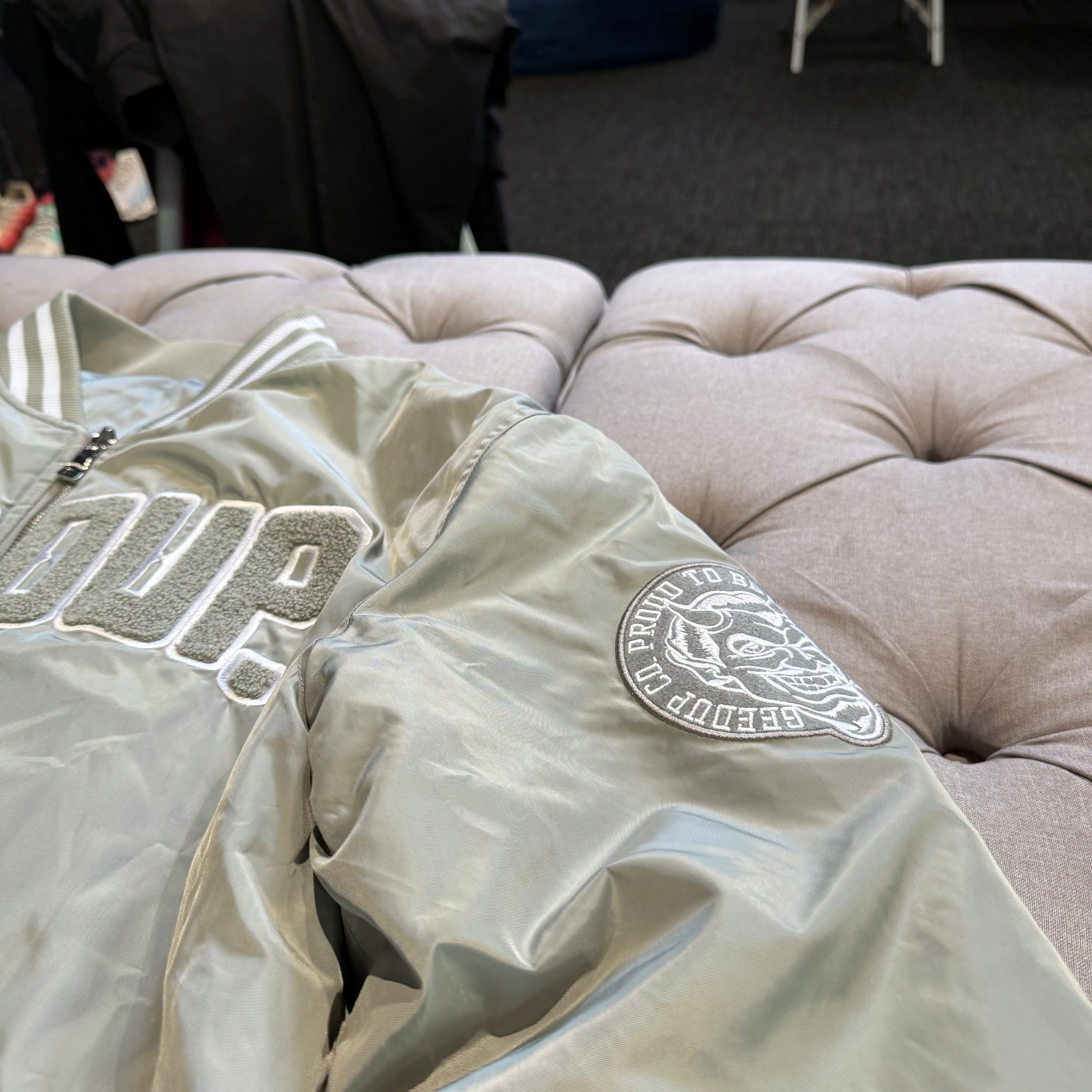 Geedup Los Angeles Bomber Jacket 'Khaki' (Second hand)