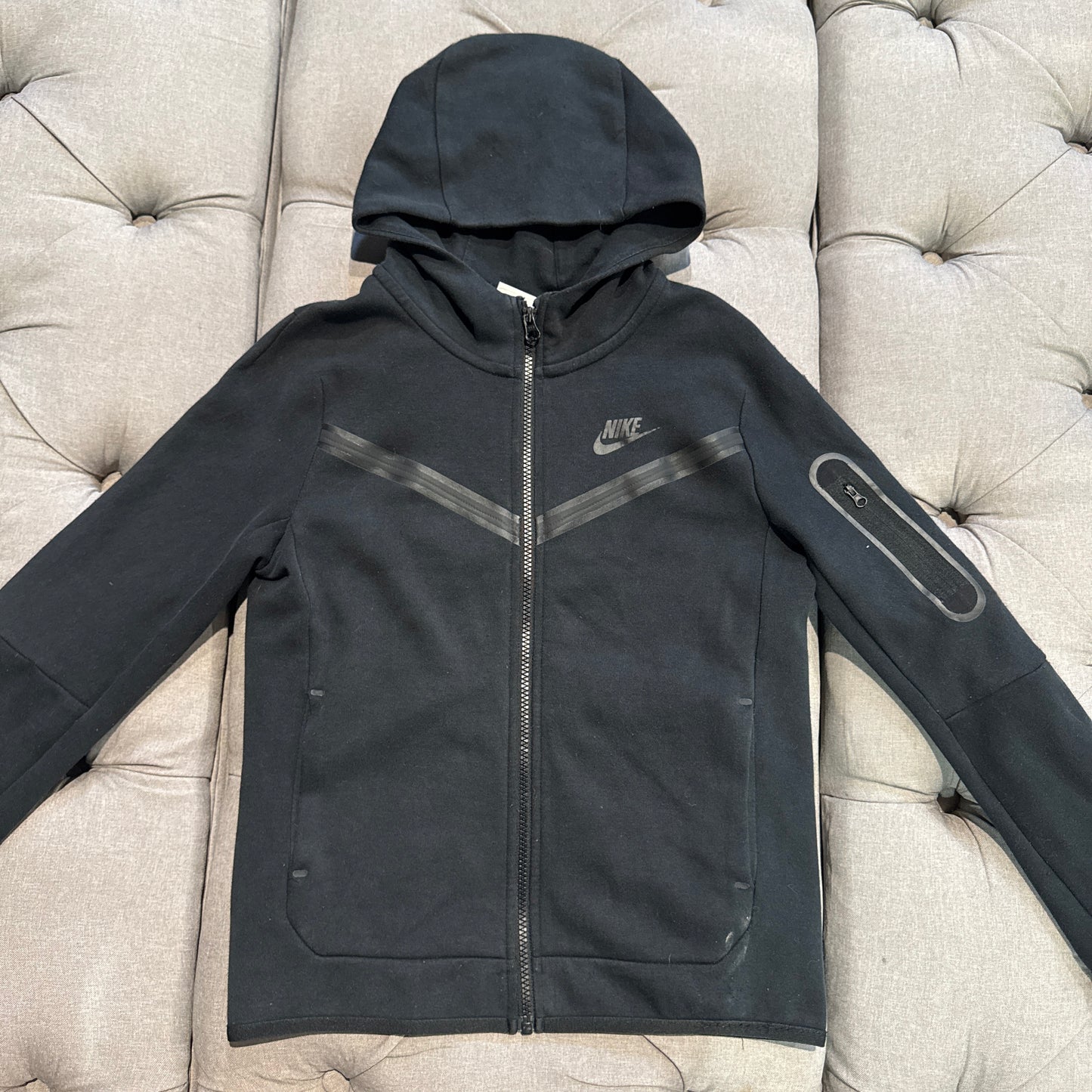 Nike Tech Fleece Jacket 'Black' (Second hand)
