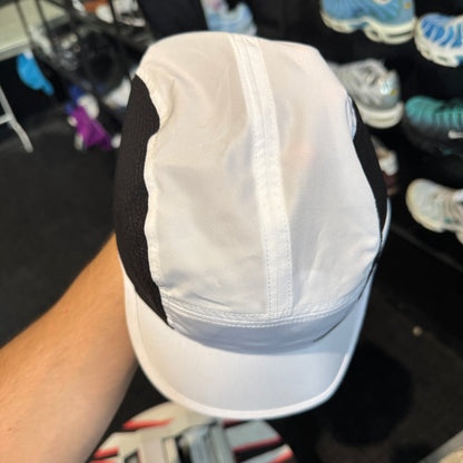 Asics 5 Pannel Cap 'White Black' (Brand New)