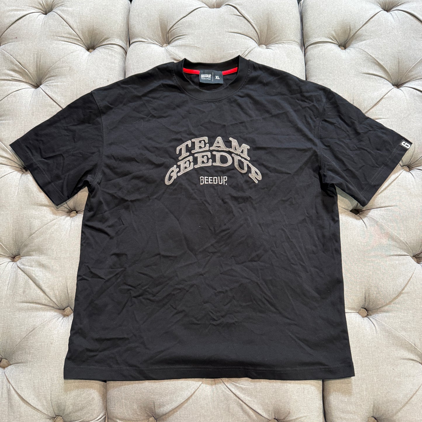 Geedup Team Geedup T-Shirt 'Black Grey' (Second hand)