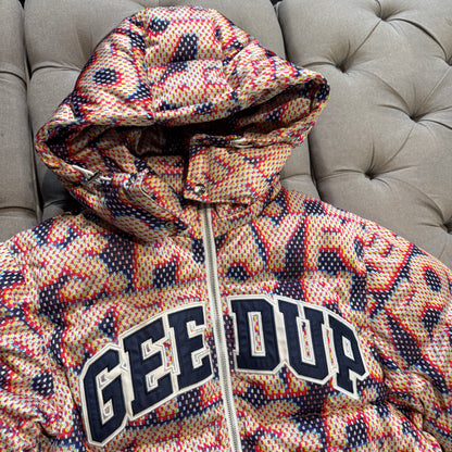Geedup PFK Static Puffer Jacket 'Multi Colour' (Second hand)