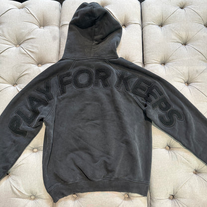 Geedup Play For Keeps Hoodie 'Washed Black' (Second hand)