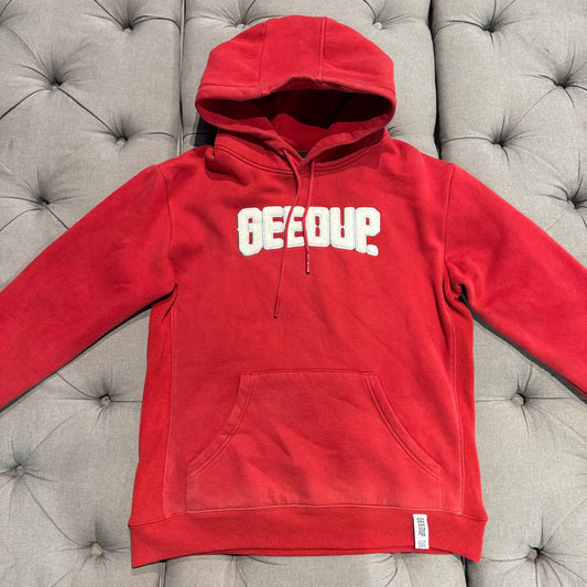 Geedup Play For Keeps Hoodie 'Red White' (Second hand)