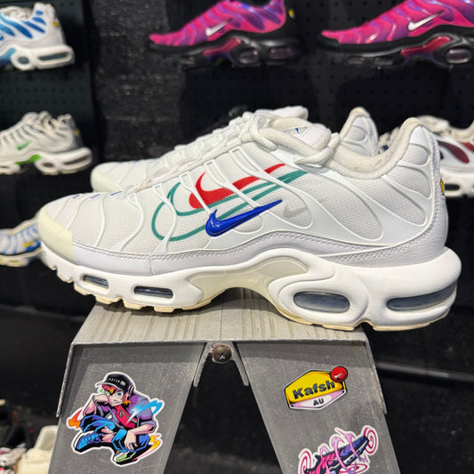Nike Air Max Plus TN 'Multi Swoosh White Colourful' (Second hand)
