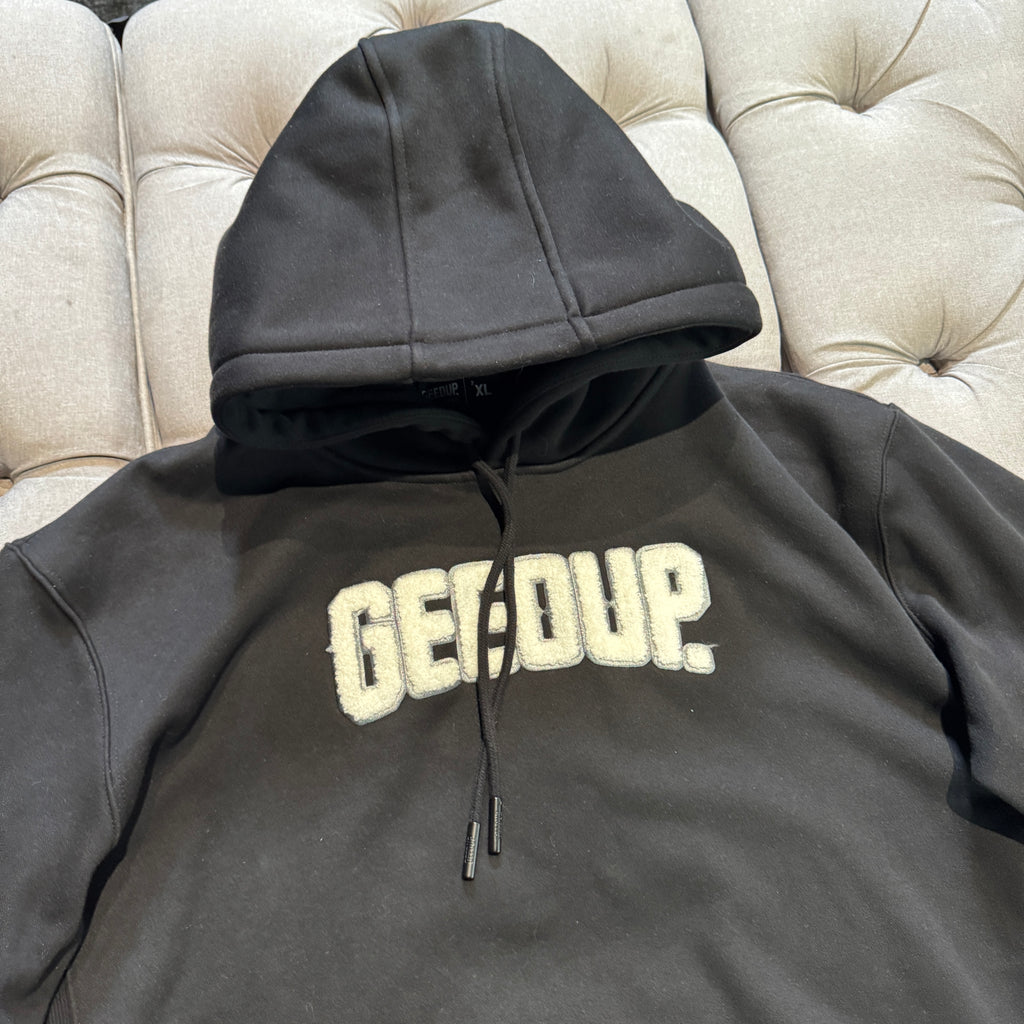 Geedup Play For Keeps Hoodie 'Black White' (Second hand)