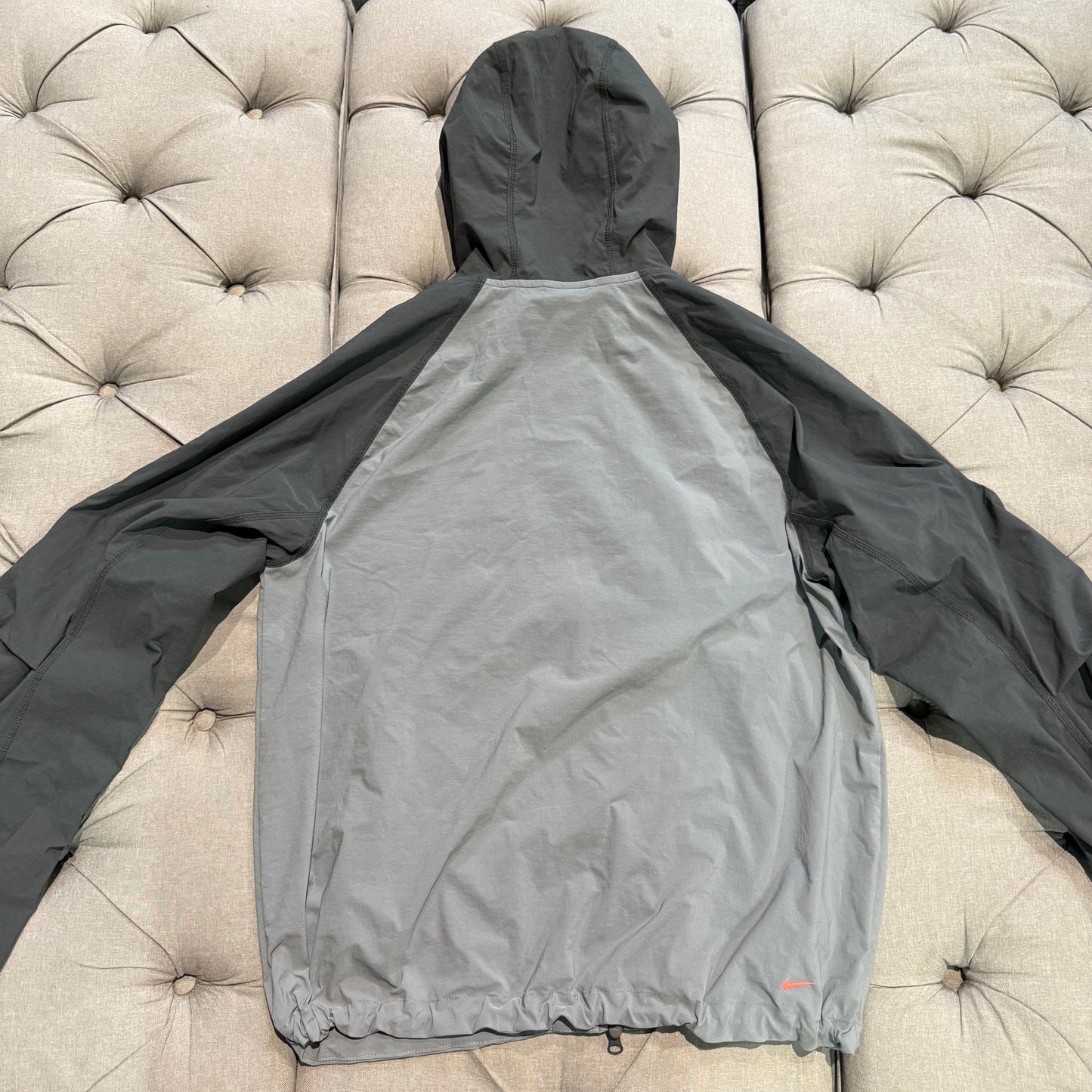 Nike Tech Windrunner Jacket 'Black Grey Orange' (Second hand)